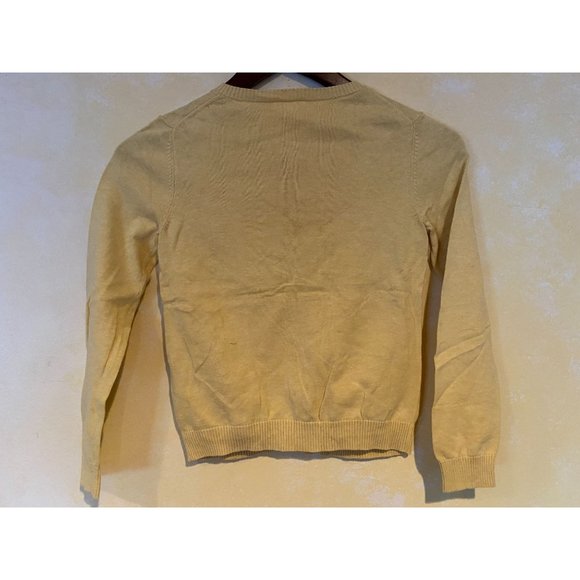 Girls Size 10Y Nicholas & Bears Yellow Cardigan Sweater - Picture 3 of 3